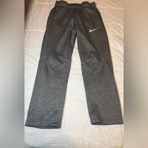 Boys Nike Gray Thermal Pants Medium